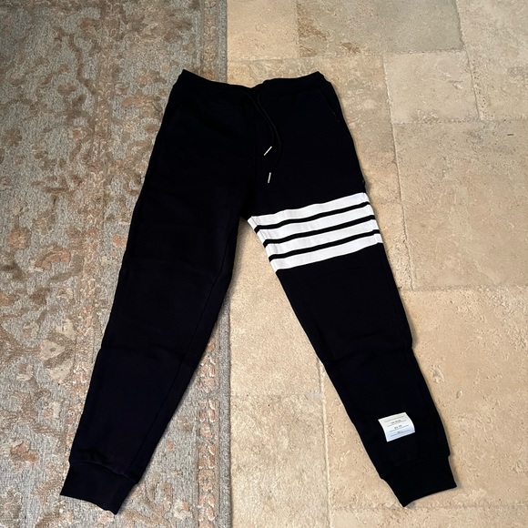 Thom Browne Engineered 4-Bar Jersey Sweatpant - Picture 1 of 4